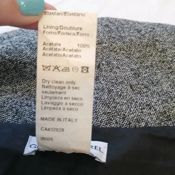 Gerard Darel Wool Blend Pleated Midi Skirt Heathered Gray 42 FR or 10 US - Picture 13 of 15